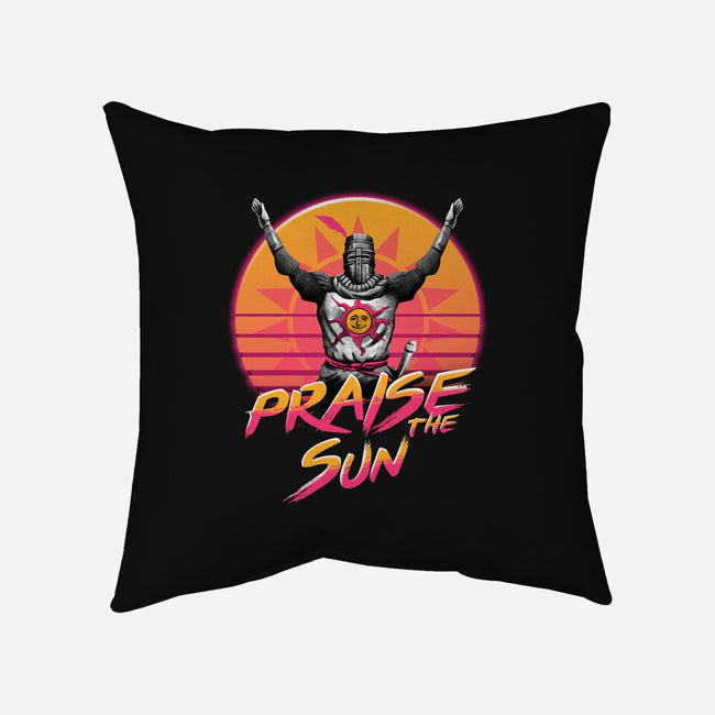 Praise the Sunset Wave-none removable cover throw pillow-vp021