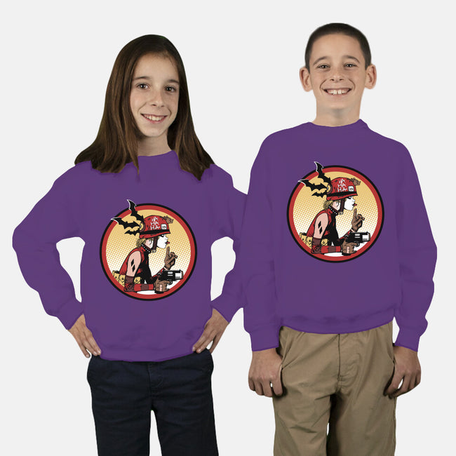 Prank Girl-youth crew neck sweatshirt-Fishmas