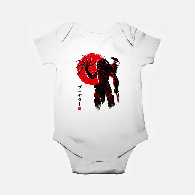 Predator Red-baby basic onesie-albertocubatas