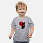 Predator Red-baby basic tee-albertocubatas