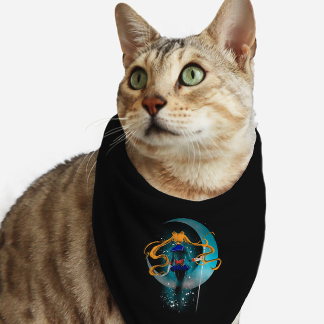 Pretty Guardian of the Galaxy-cat bandana pet collar-kharmazero