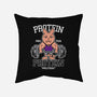 Protein Gym-none removable cover throw pillow-Boggs Nicolas