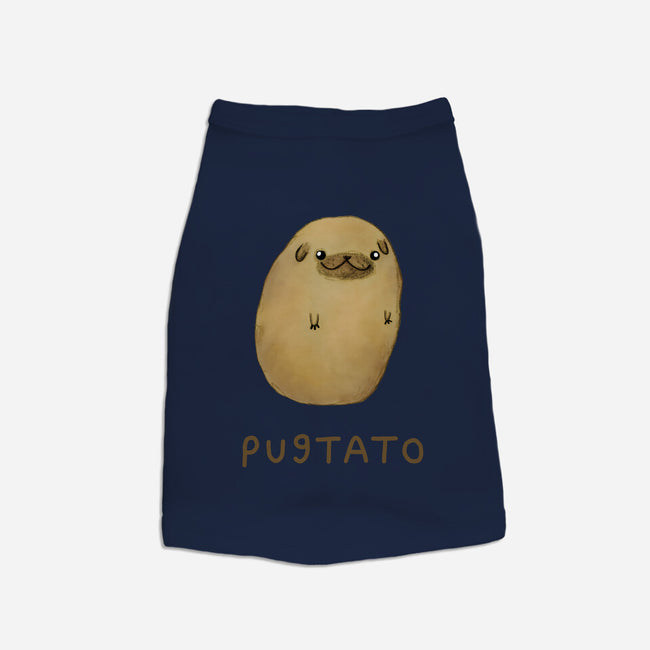 Pugtato-dog basic pet tank-SophieCorrigan