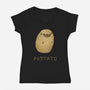 Pugtato-womens v-neck tee-SophieCorrigan