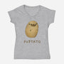 Pugtato-womens v-neck tee-SophieCorrigan
