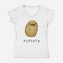 Pugtato-womens v-neck tee-SophieCorrigan