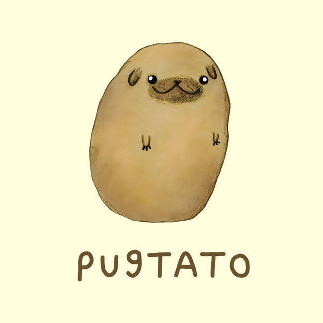 Pugtato-none non-removable cover w insert throw pillow-SophieCorrigan