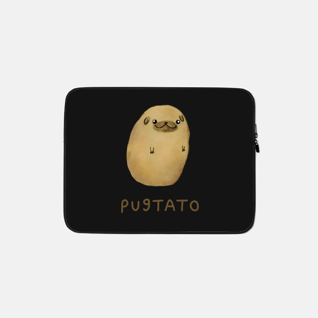 Pugtato-none zippered laptop sleeve-SophieCorrigan