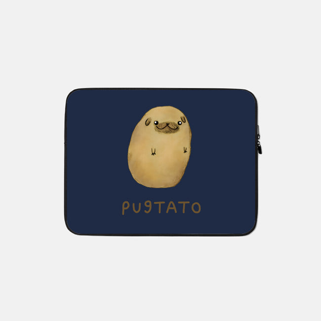 Pugtato-none zippered laptop sleeve-SophieCorrigan