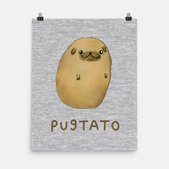 Pugtato-none matte poster-SophieCorrigan
