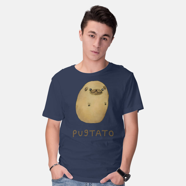 Pugtato-mens basic tee-SophieCorrigan