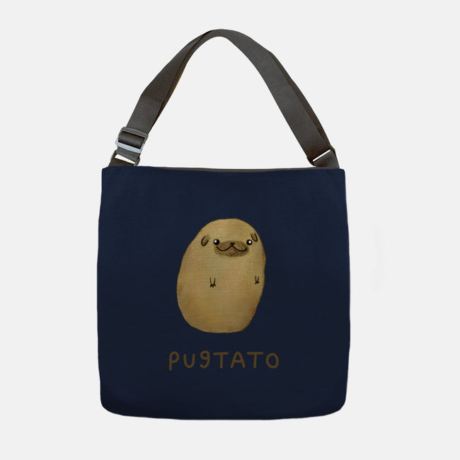 Pugtato-none adjustable tote-SophieCorrigan