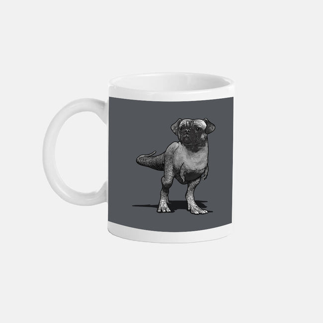 Pugussaurus Rex-none glossy mug-JCMaziu