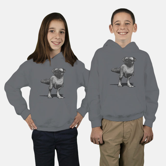 Pugussaurus Rex-youth pullover sweatshirt-JCMaziu