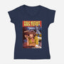 Pulp Mutant Ninja Fiction-womens v-neck tee-Moutchy