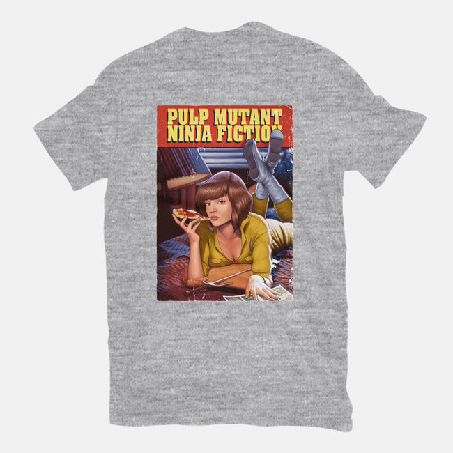 Pulp Mutant Ninja Fiction-womens fitted tee-Moutchy