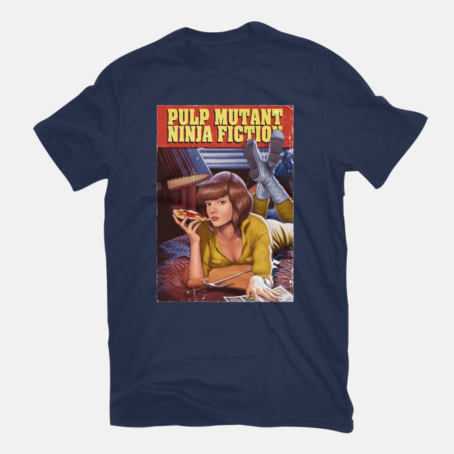 Pulp Mutant Ninja Fiction-mens basic tee-Moutchy