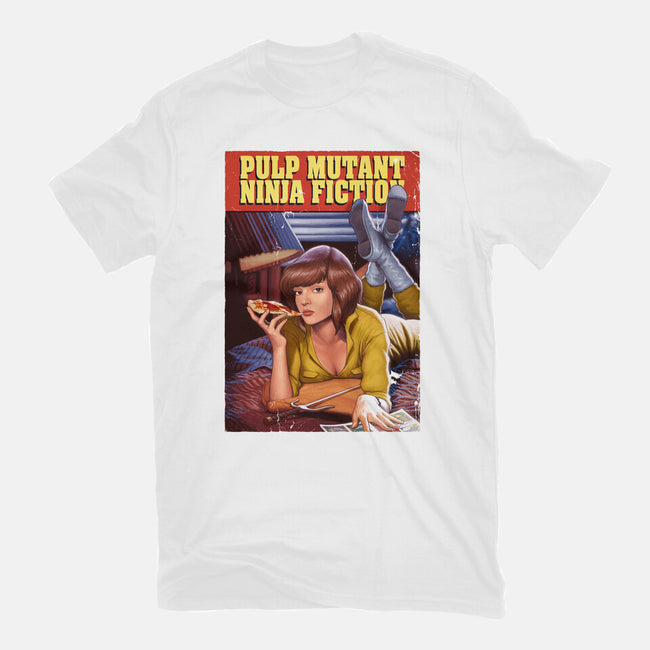 Pulp Mutant Ninja Fiction-womens basic tee-Moutchy