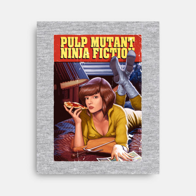 Pulp Mutant Ninja Fiction-none stretched canvas-Moutchy