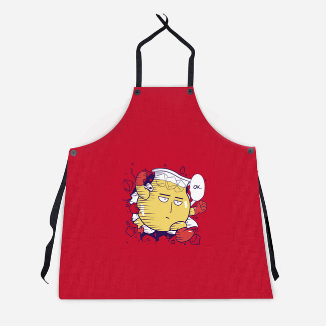 Punch-Aid-unisex kitchen apron-KindaCreative