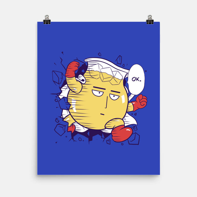 Punch-Aid-none matte poster-KindaCreative