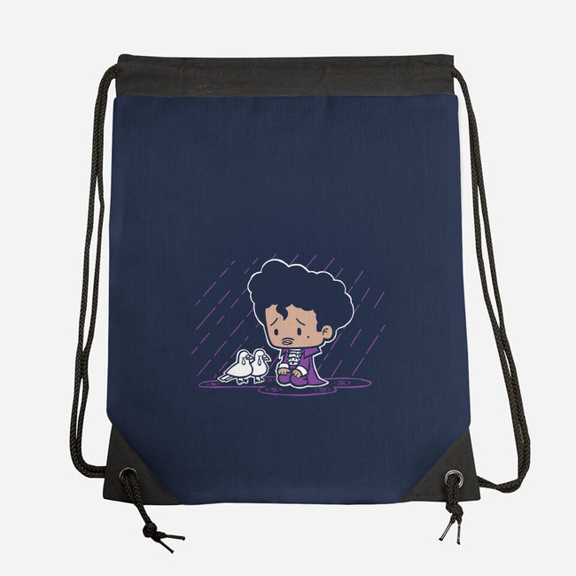 Purple Rain-none drawstring bag-SuperEmoFriends