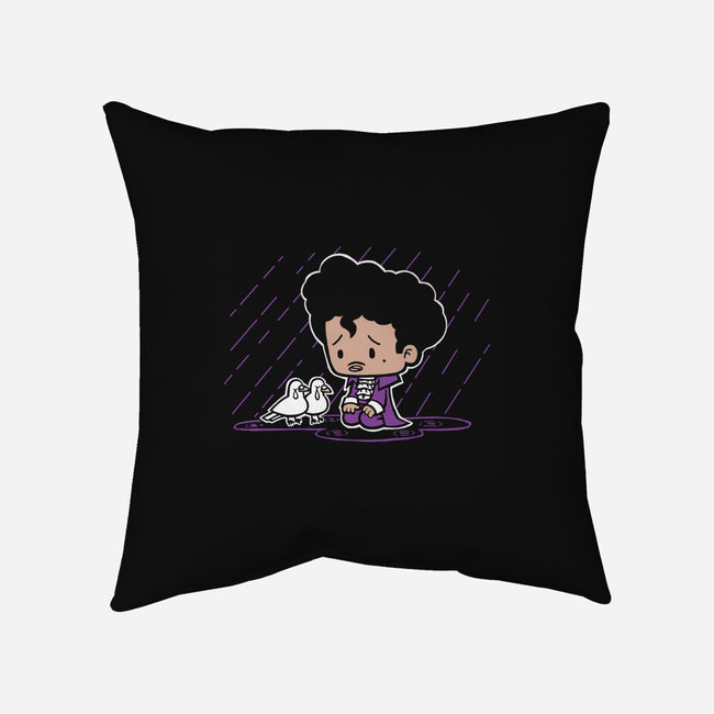 Purple Rain-none removable cover w insert throw pillow-SuperEmoFriends
