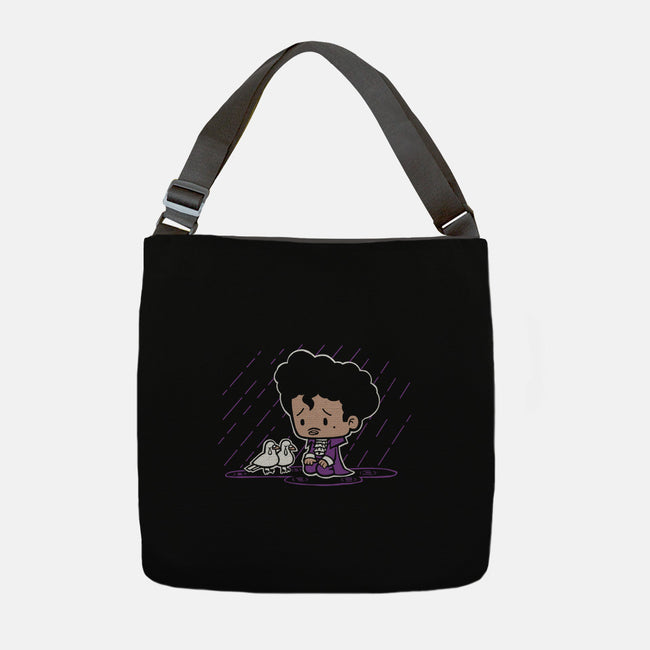 Purple Rain-none adjustable tote-SuperEmoFriends