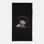 Purple Rain-none beach towel-SuperEmoFriends