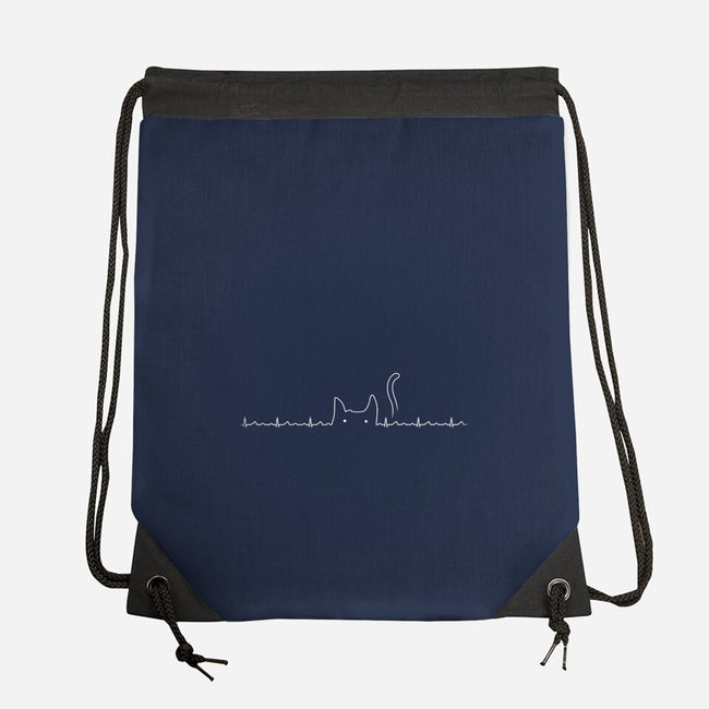 Purrfect Beat-none drawstring bag-tobefonseca
