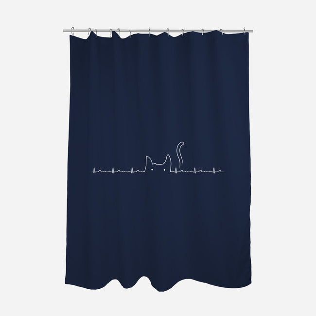 Purrfect Beat-none polyester shower curtain-tobefonseca
