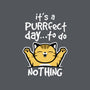 Purrfect Day-none stretched canvas-NemiMakeit
