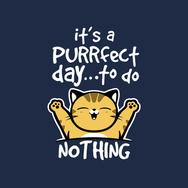 Purrfect Day-none removable cover w insert throw pillow-NemiMakeit