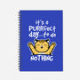 Purrfect Day-none dot grid notebook-NemiMakeit