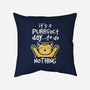 Purrfect Day-none removable cover w insert throw pillow-NemiMakeit