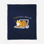 Purrrcrastination-none fleece blanket-BlancaVidal