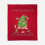 Purrrfect Christmas-none fleece blanket-LiRoVi
