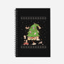Purrrfect Christmas-none dot grid notebook-LiRoVi