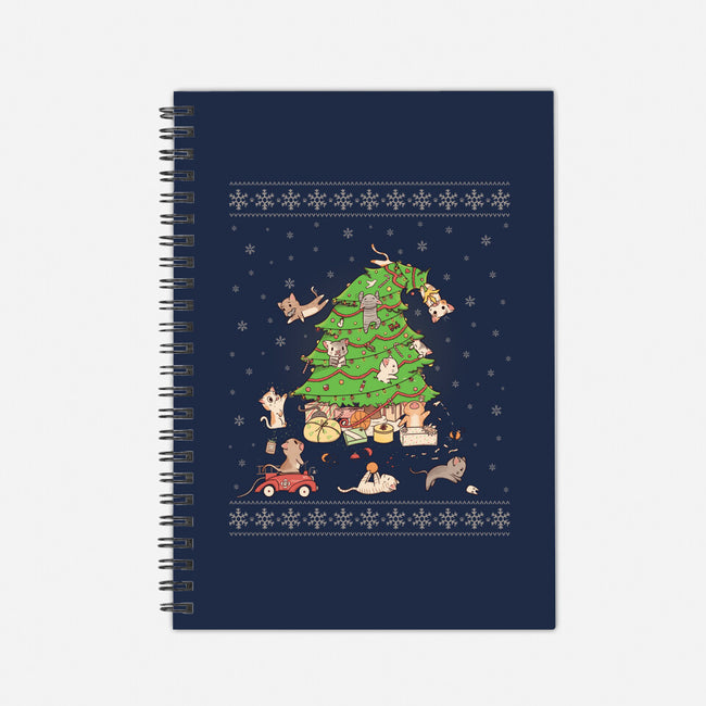 Purrrfect Christmas-none dot grid notebook-LiRoVi