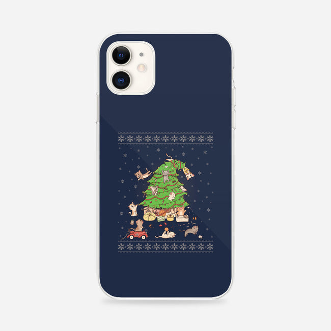 Purrrfect Christmas-iphone snap phone case-LiRoVi