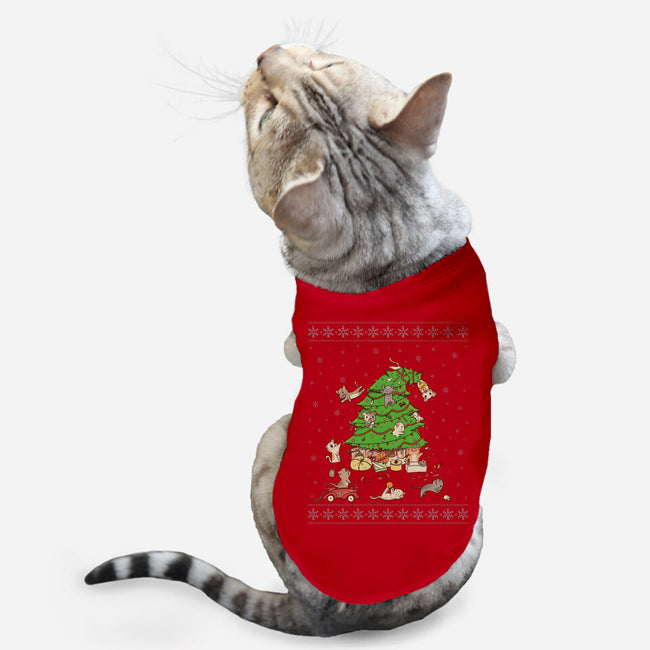 Purrrfect Christmas-cat basic pet tank-LiRoVi