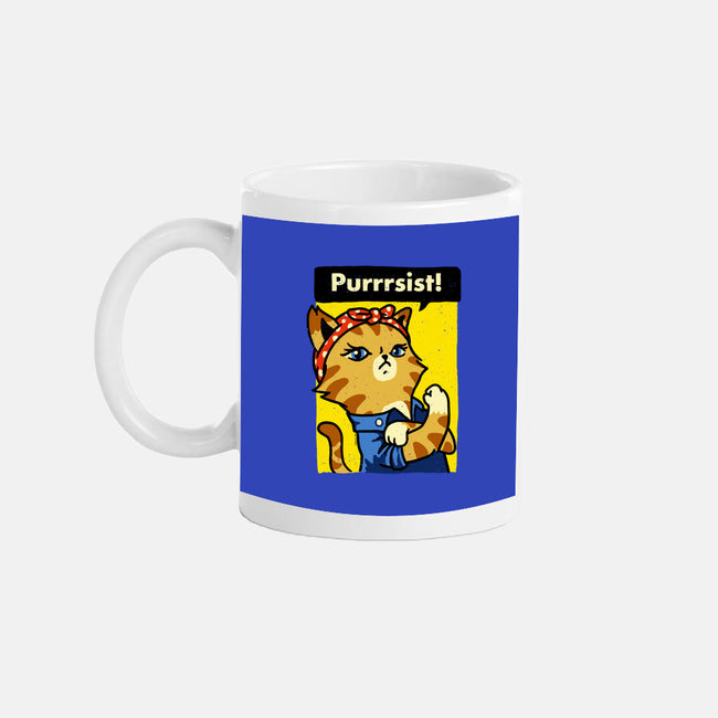 Purrrsist!-none glossy mug-vomaria