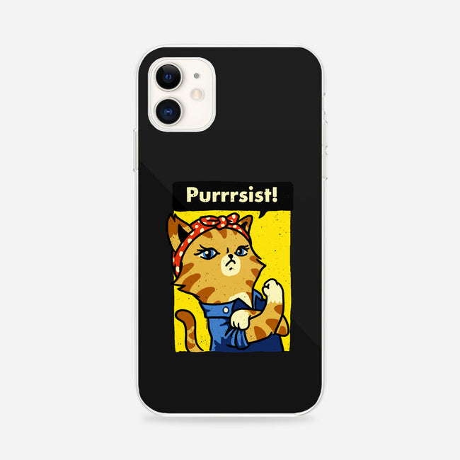 Purrrsist!-iphone snap phone case-vomaria