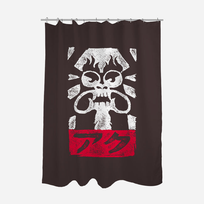 Obey Aku-none polyester shower curtain-jangosnow