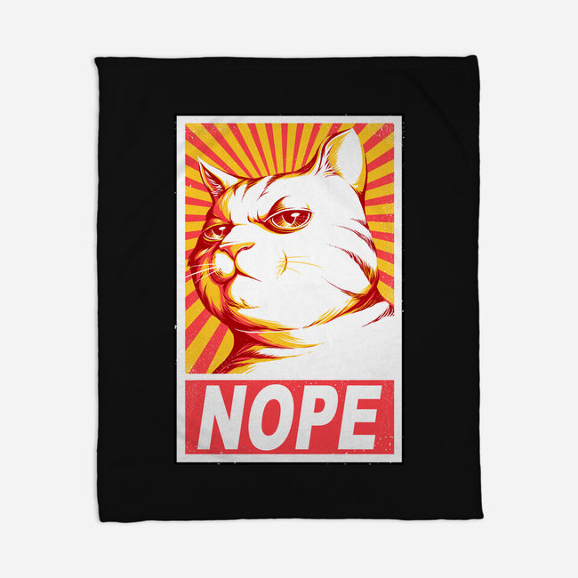 Obey Cats-none fleece blanket-tobefonseca