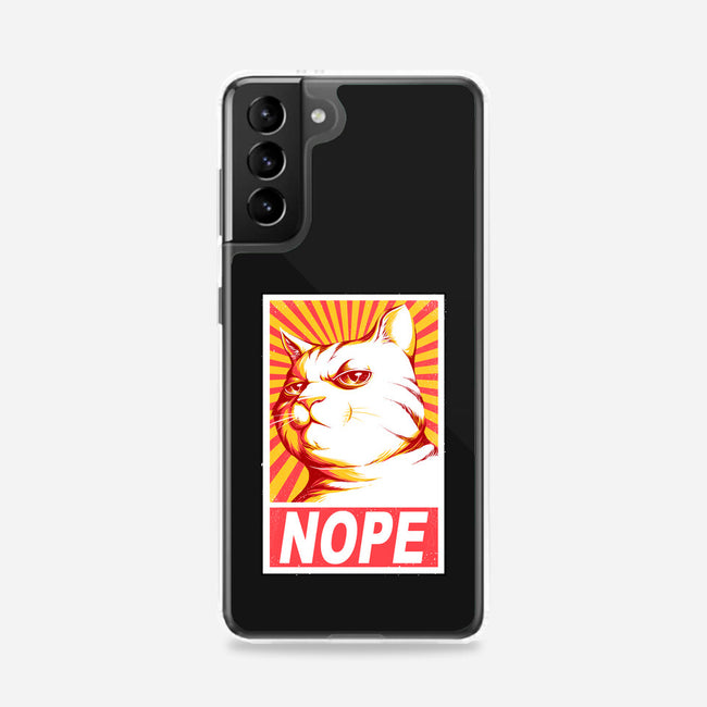 Obey Cats-samsung snap phone case-tobefonseca
