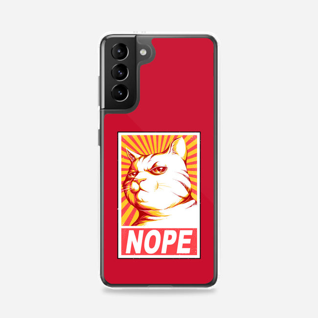 Obey Cats-samsung snap phone case-tobefonseca
