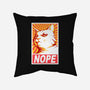 Obey Cats-none non-removable cover w insert throw pillow-tobefonseca