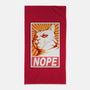 Obey Cats-none beach towel-tobefonseca