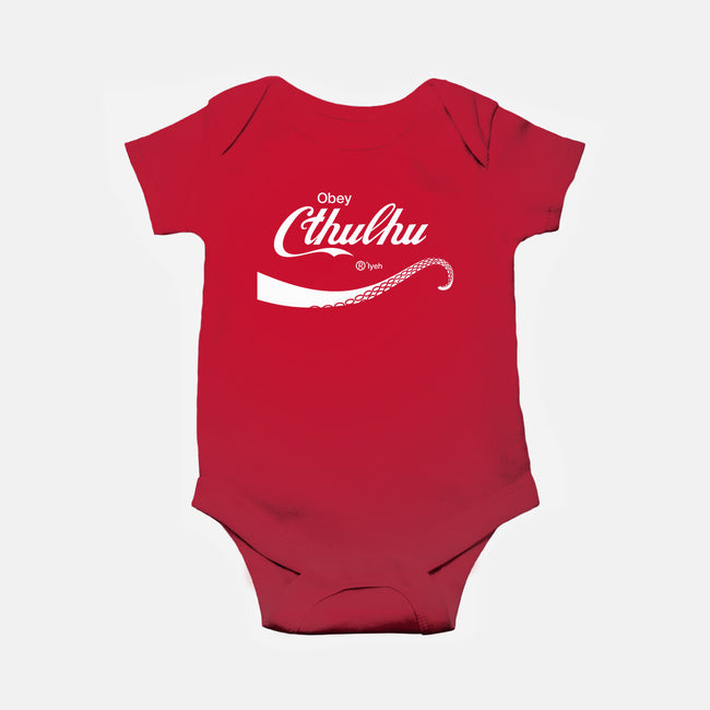 Obey Cthulhu-baby basic onesie-cepheart